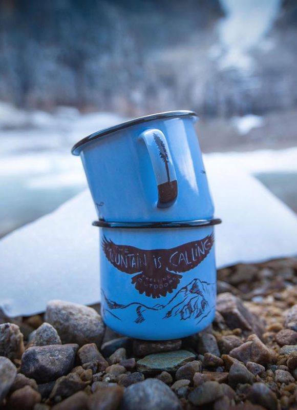 Treeline Enamelware Designed by Hank White Co.