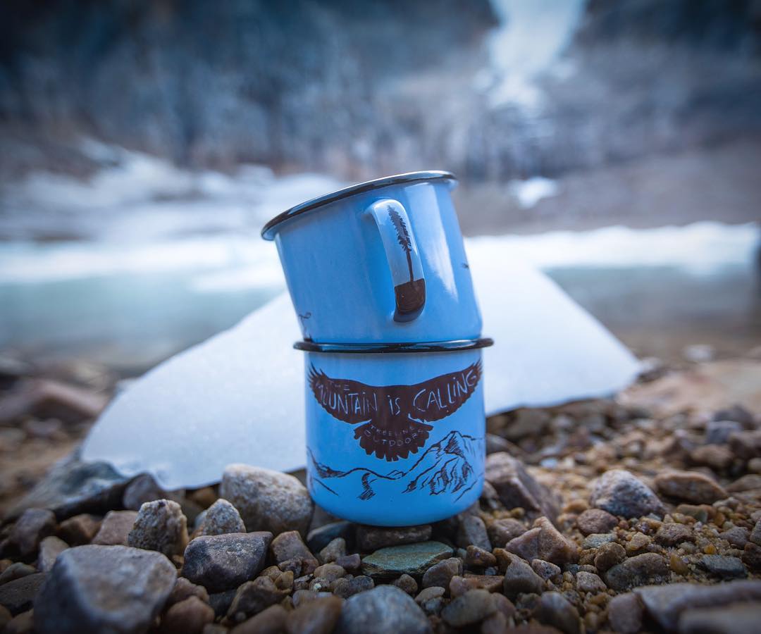 Treeline Enamelware Designed by Hank White Co.